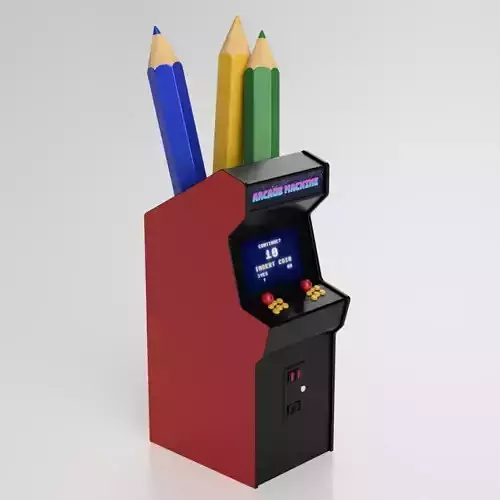 Pencil holder Arcade machine