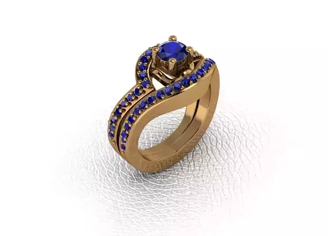 Rings sapphire engagement ring gold