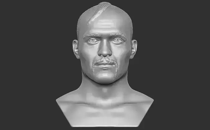 Oleksandr Usyk bust for 3D printing 3D print model