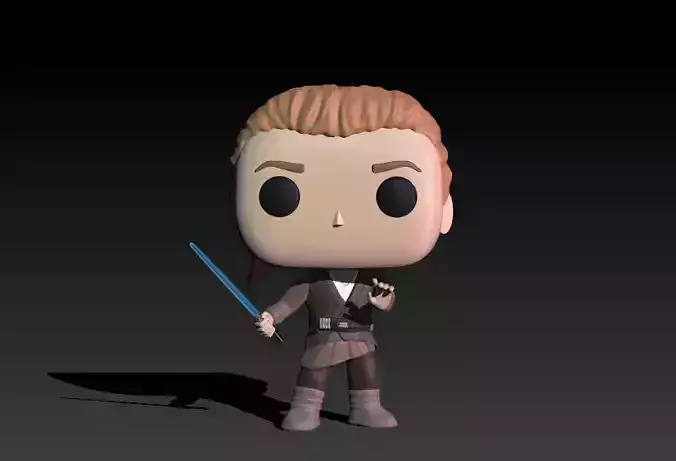 Funko Anakin Skywalker - Attack of the clones 3D print model