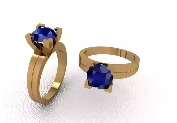 Rings sapphire engagement ring gold