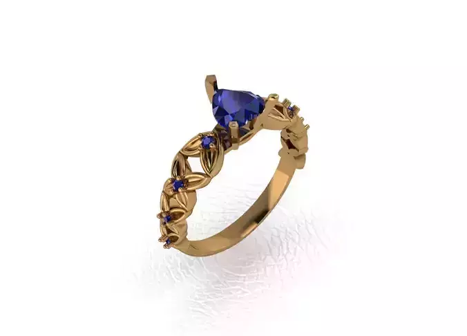Rings sapphire ring gold