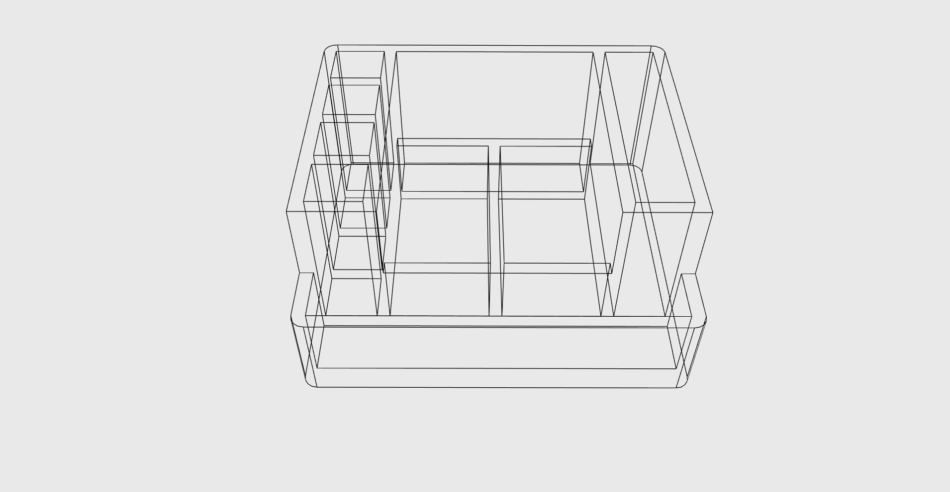 Organizer holder pencils phone papers cards easy print 3D print model_6