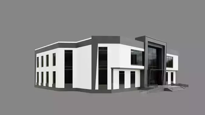 Office Building ID059 3D model