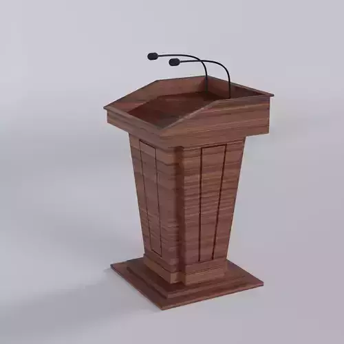 Speech Stand 3d model
