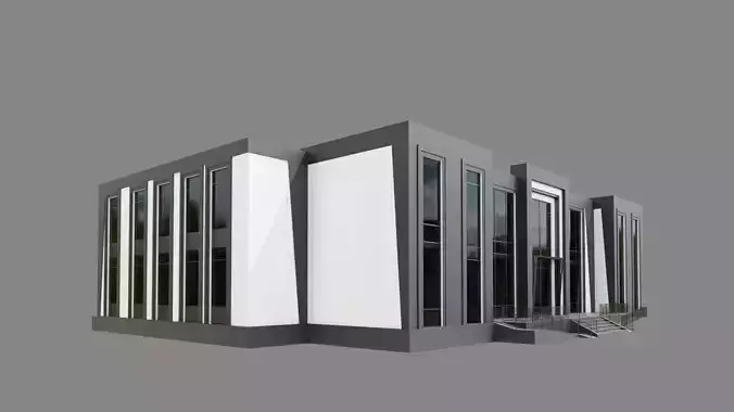 Office Building ID060 3D model