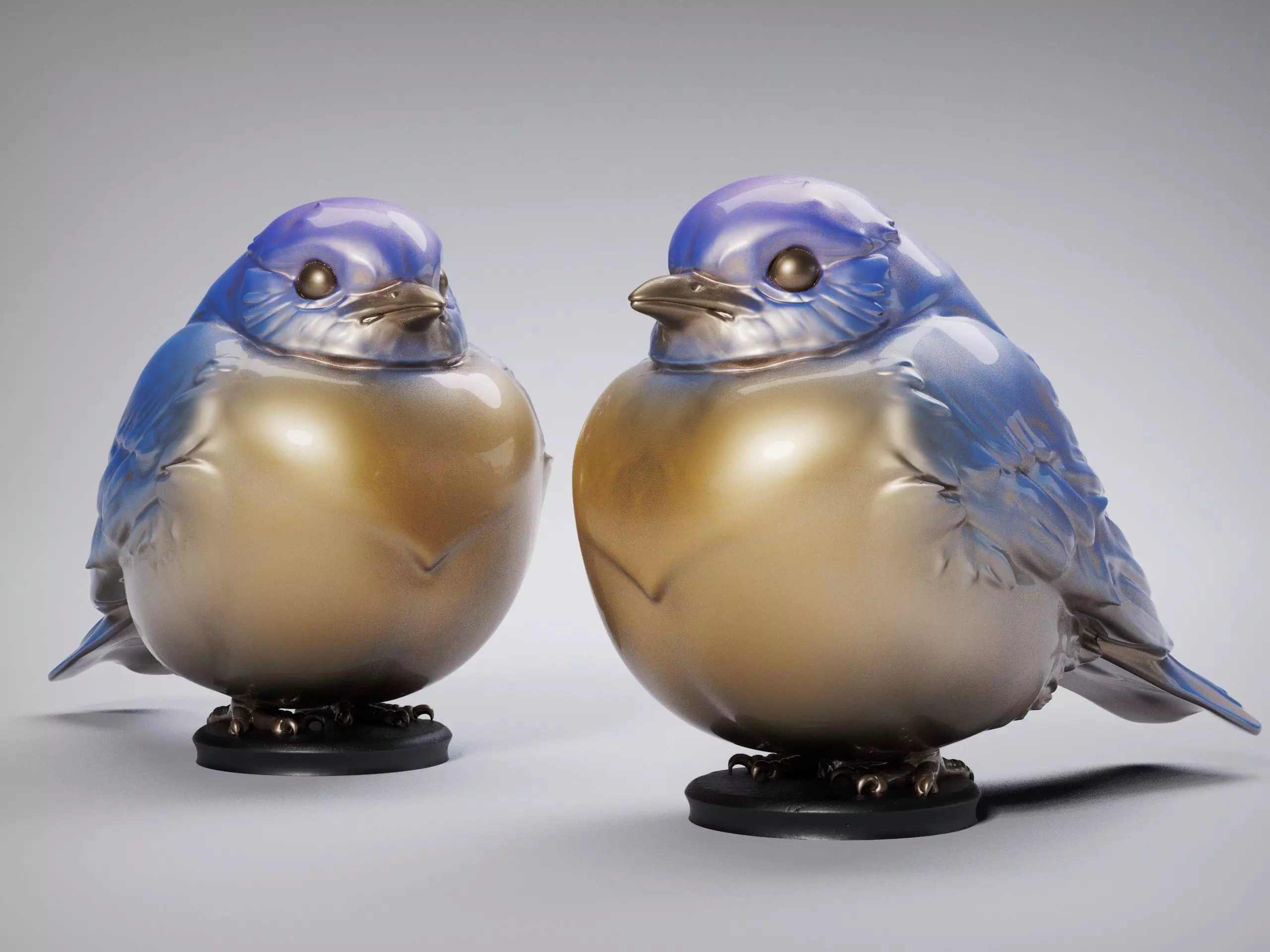 Eastern Bluebird 3D print model