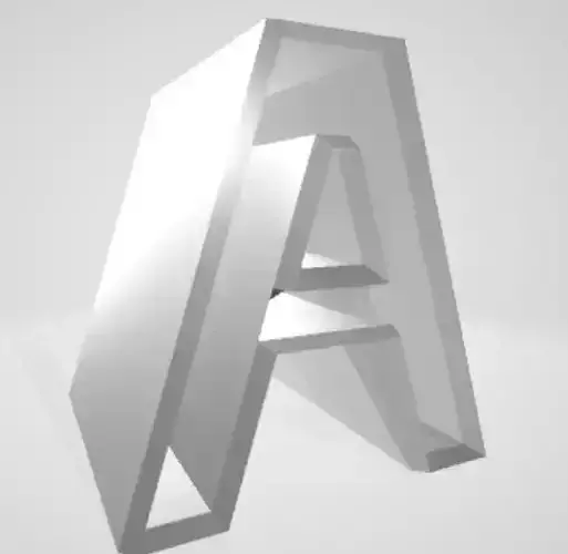 alphabet cookie cutter A