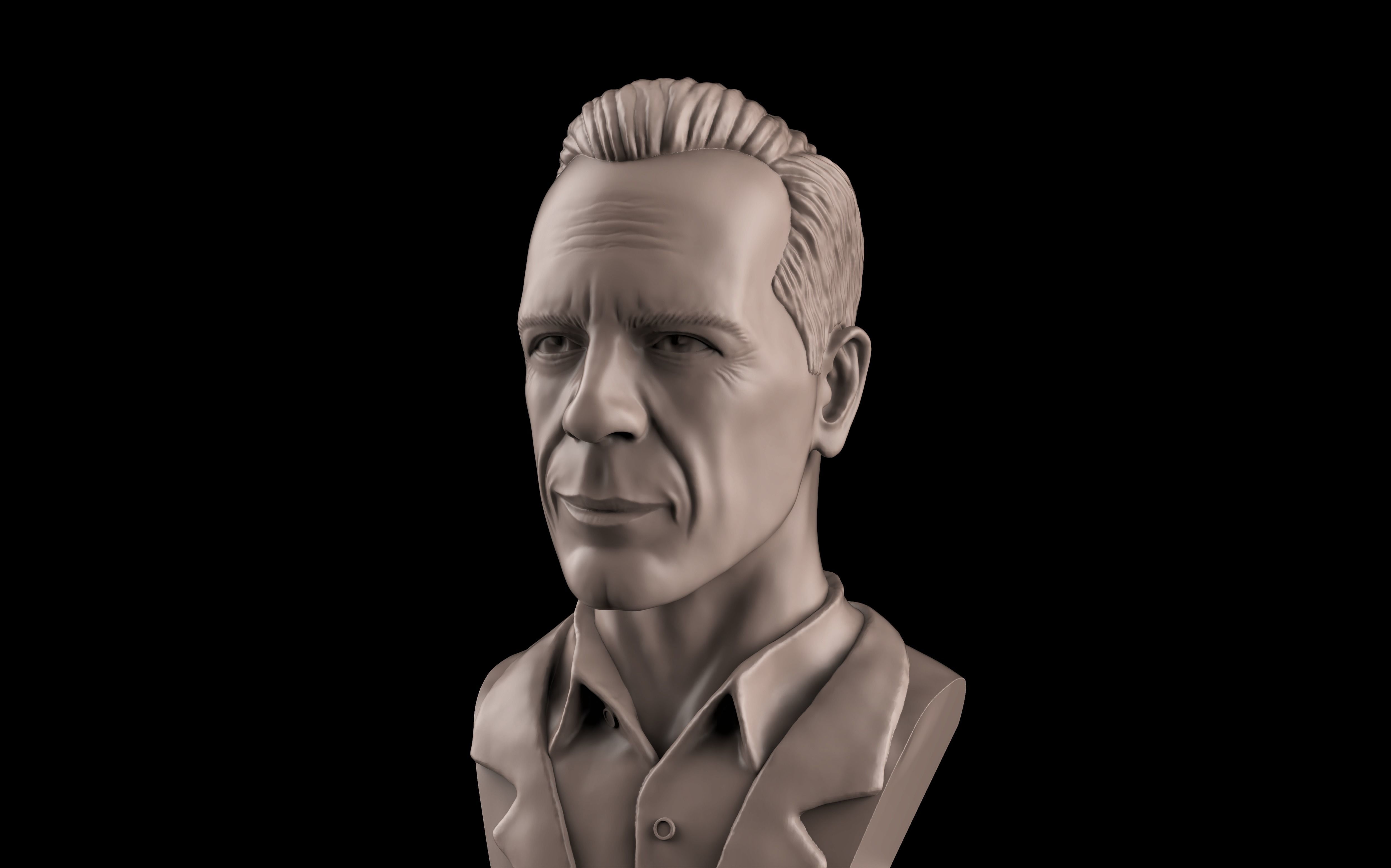 Bruce Willis Sculpt 3D print model_1