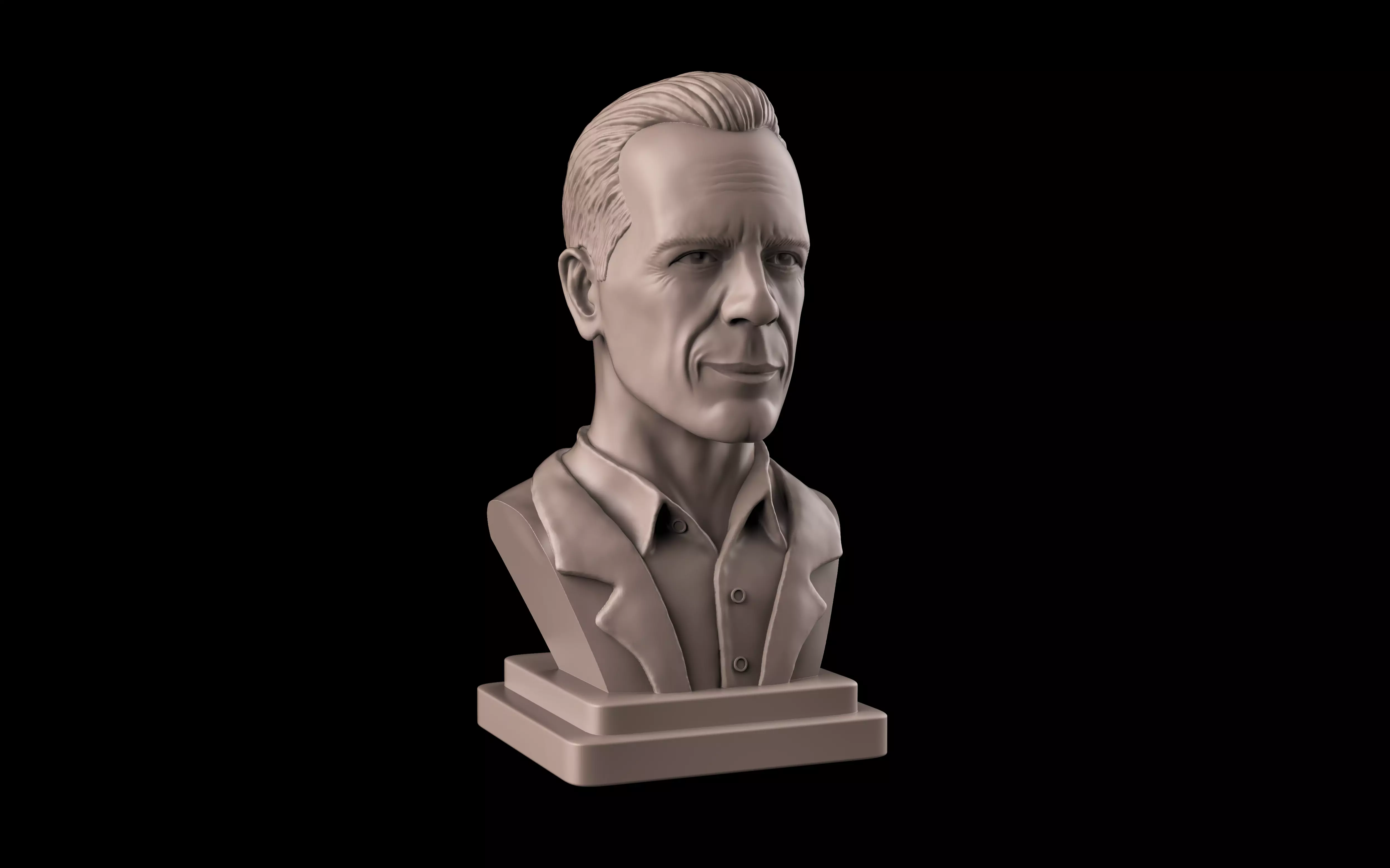 Bruce Willis Sculpt 3D print model_0