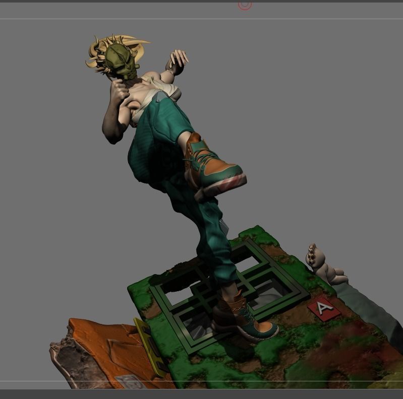 Nikaido Dorohedoro 3D print model_5