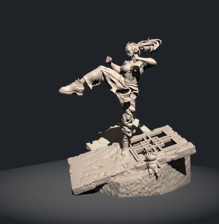 Nikaido Dorohedoro 3D print model_8