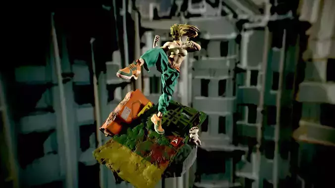 Nikaido Dorohedoro 3D print model
