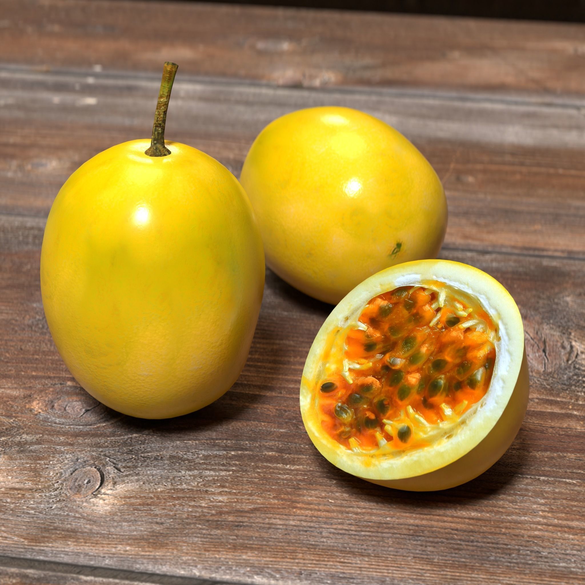 Mburucuya set  3D model_1