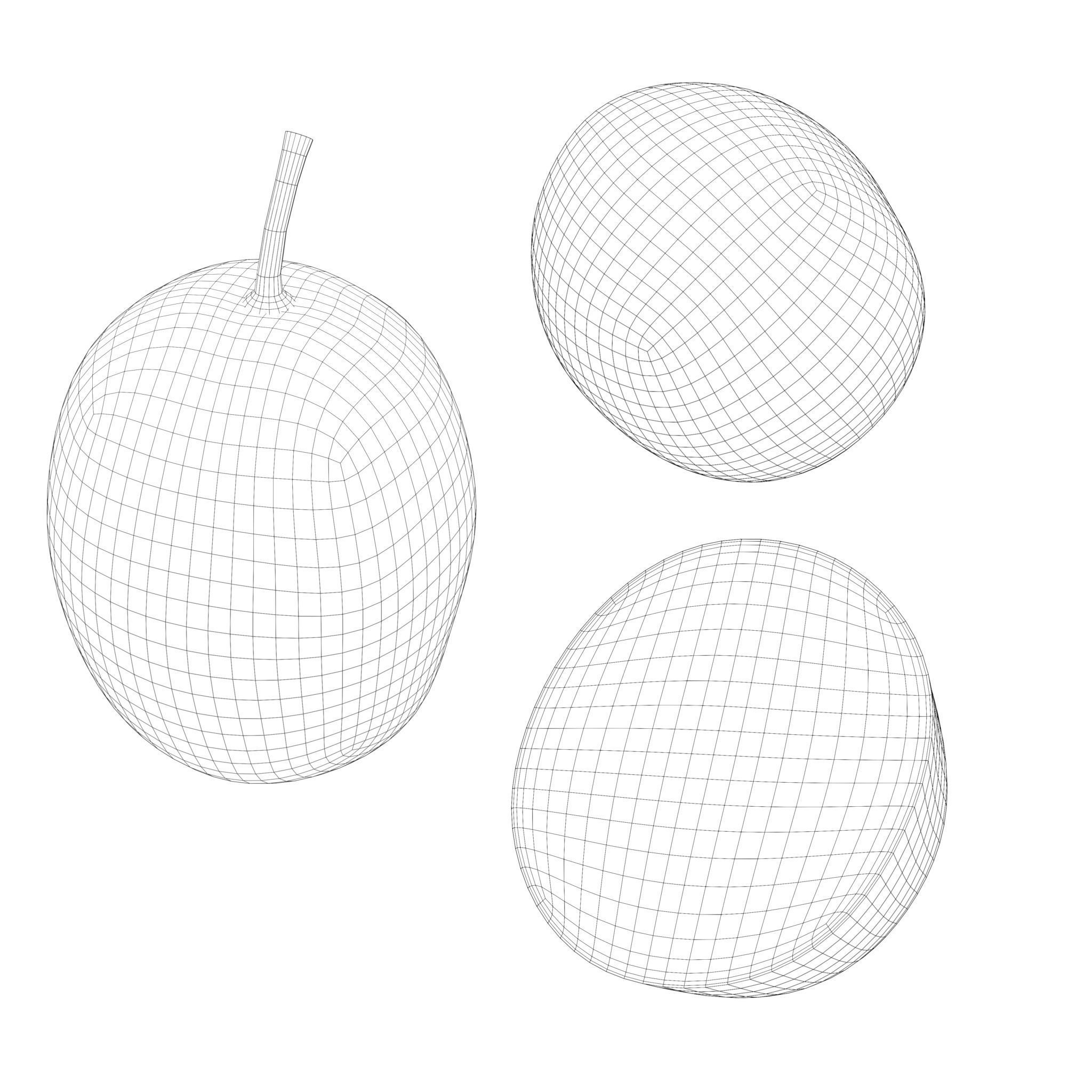 Mburucuya set  3D model_5