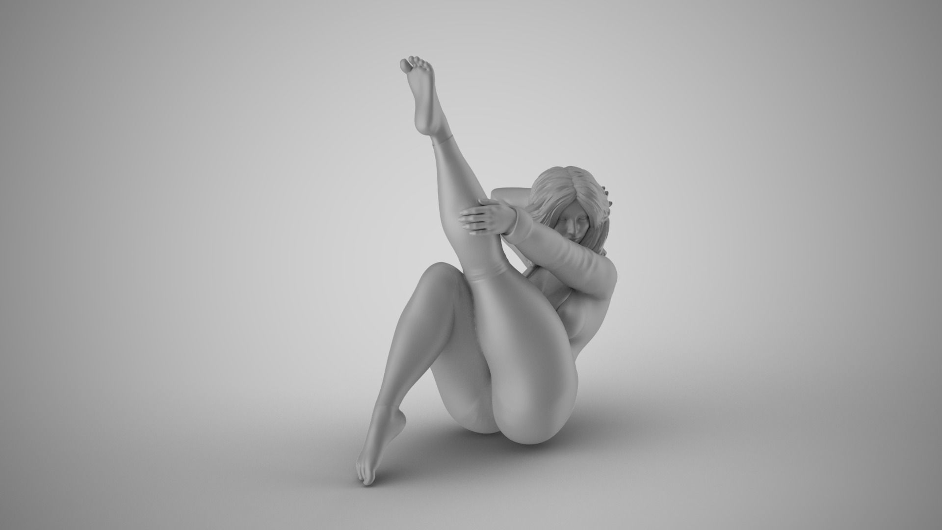 Admire Her Beauty 3 3D print model_3