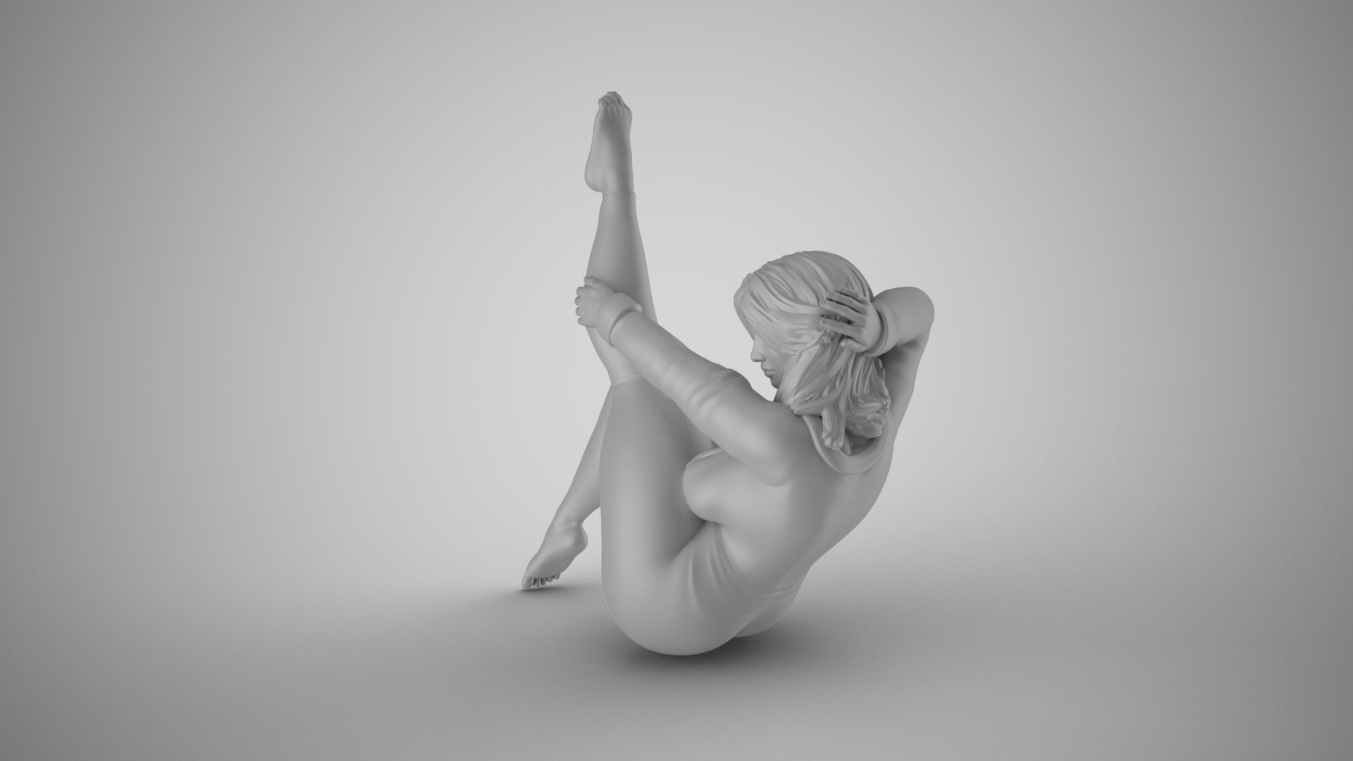 Admire Her Beauty 3 3D print model_1