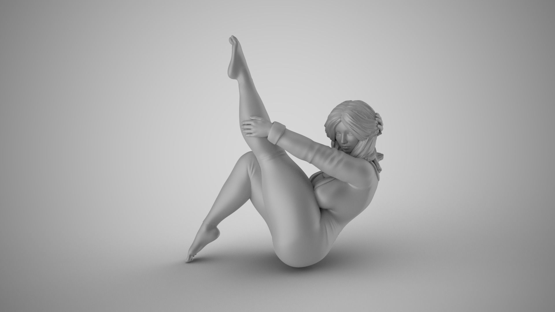 Admire Her Beauty 3 3D print model_2