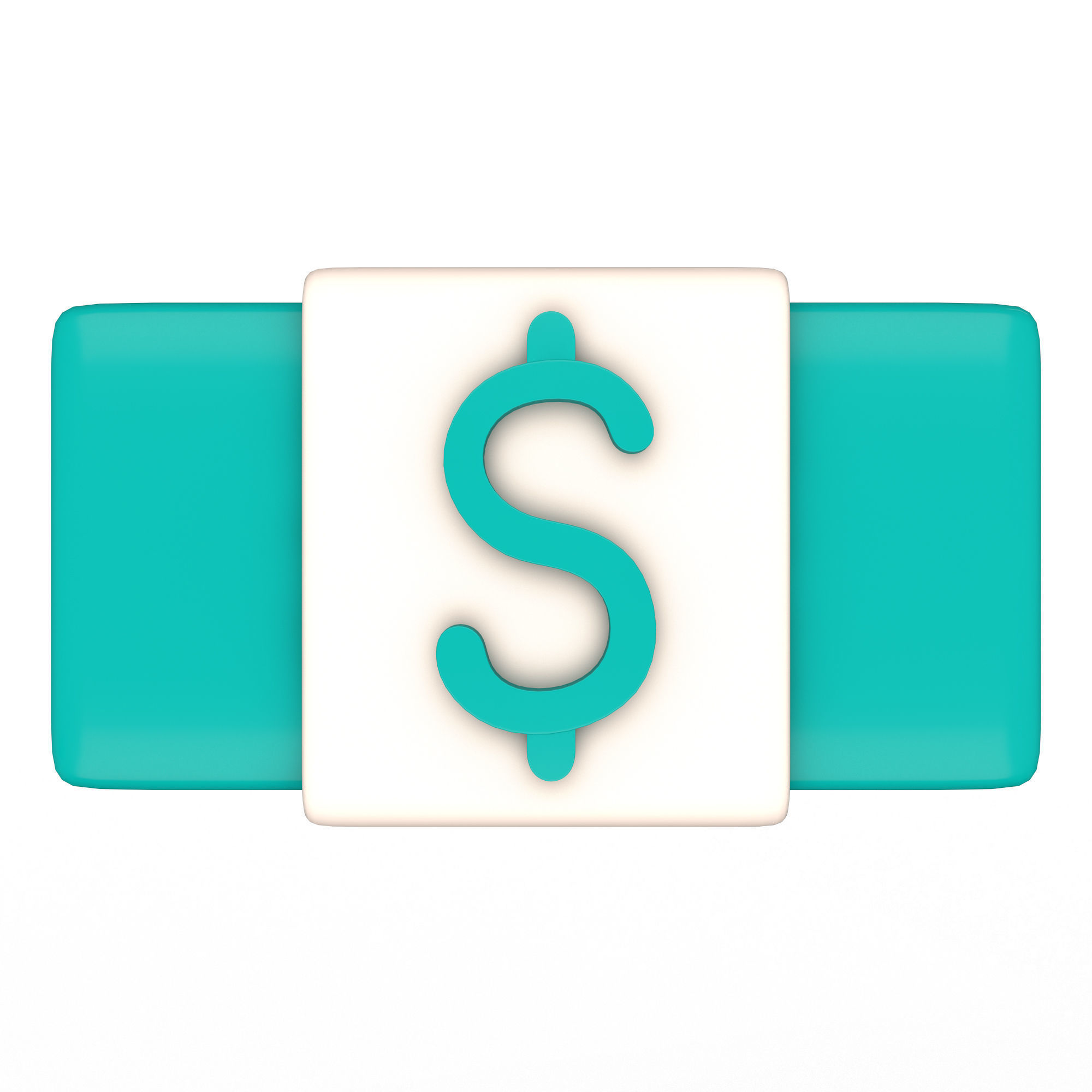 3D model Dollar Banknote Cartoon VR / AR / low-poly | CGTrader