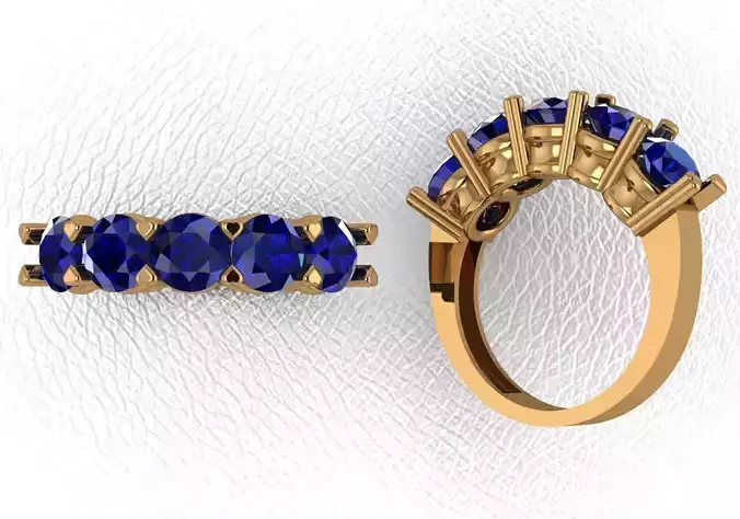 rings sapphire ring set gold
