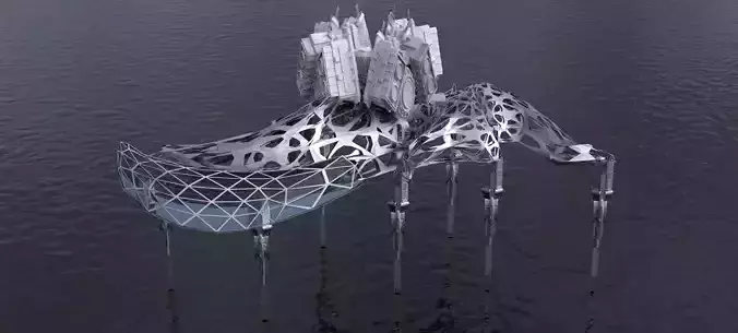 Dark Alien Hybrid base design Exterior 4 