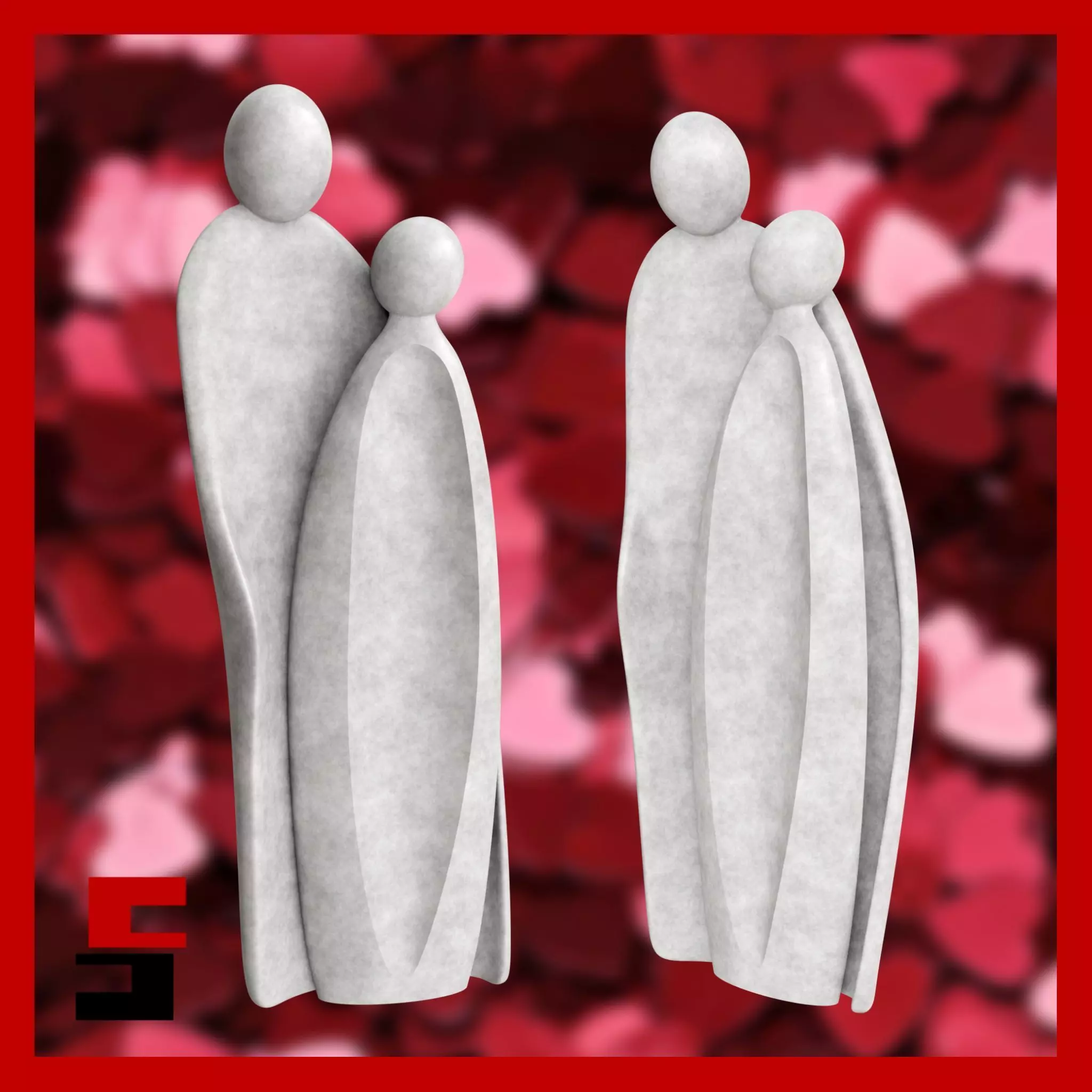 Love Sculpture Home Decoration Valentines Day Gift 3D print model_0