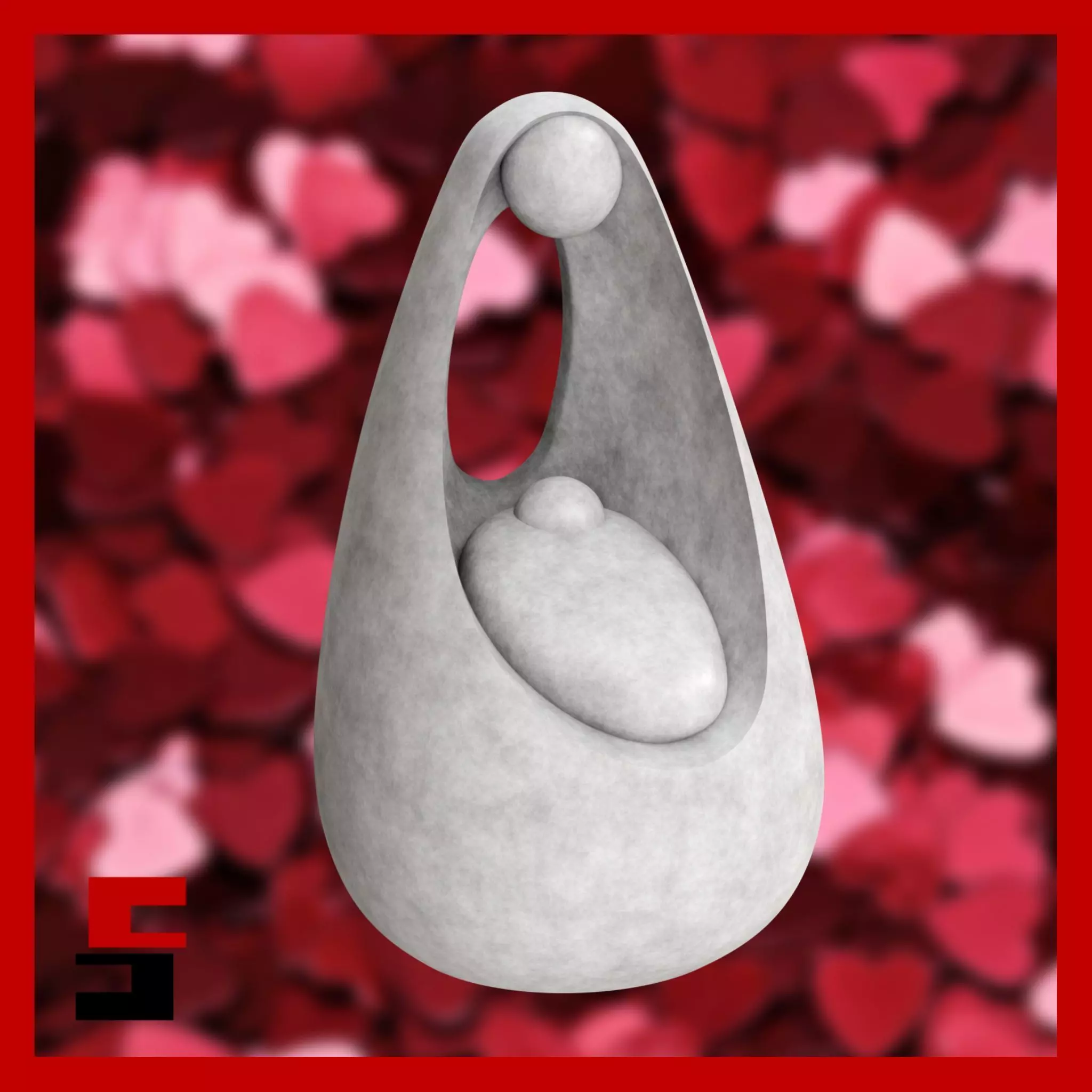 Love Sculpture Home Decoration Valentines Day Gift Couple Gifts 3D print model