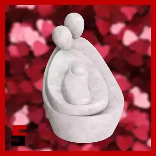 Love Sculpture Home Decoration Valentines Day Gift Couple Art