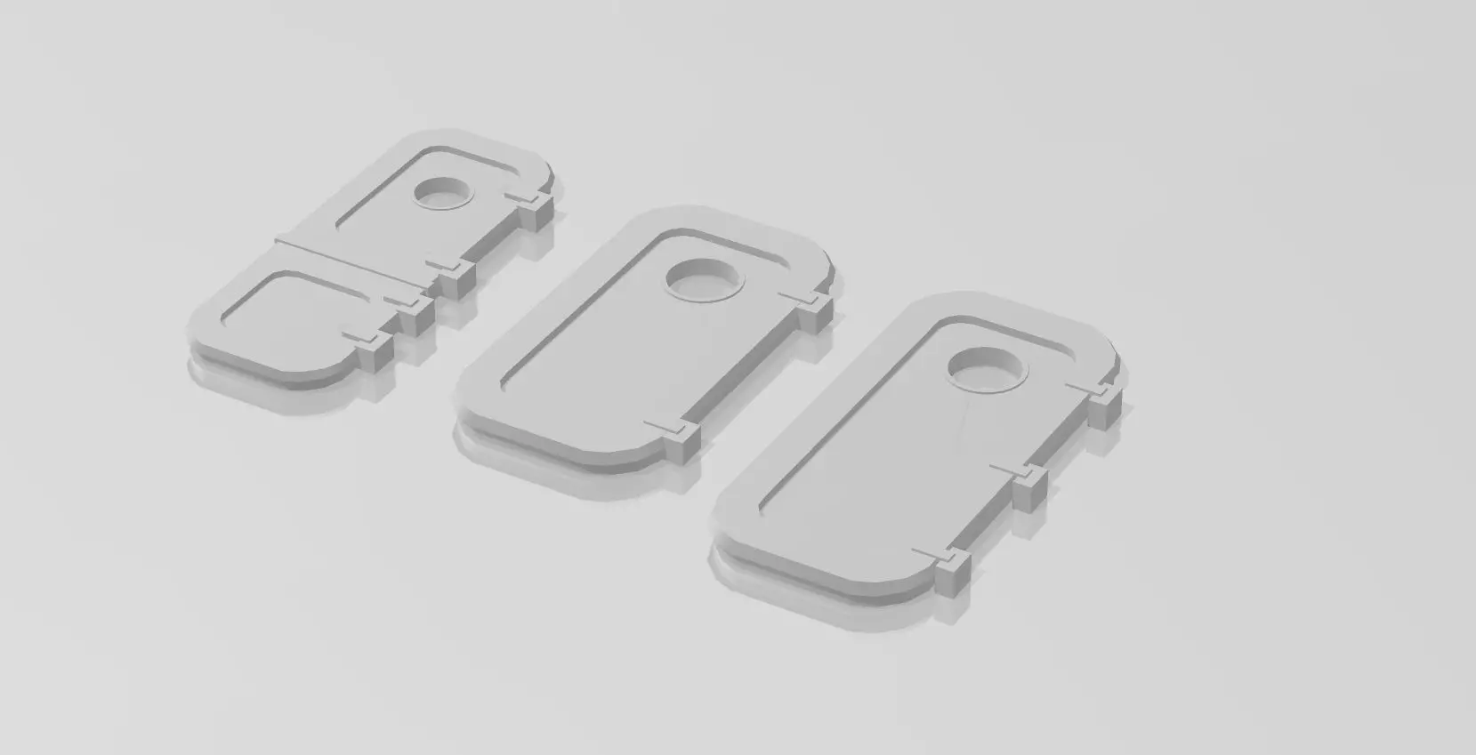 Doors for ship models 3D print model_0