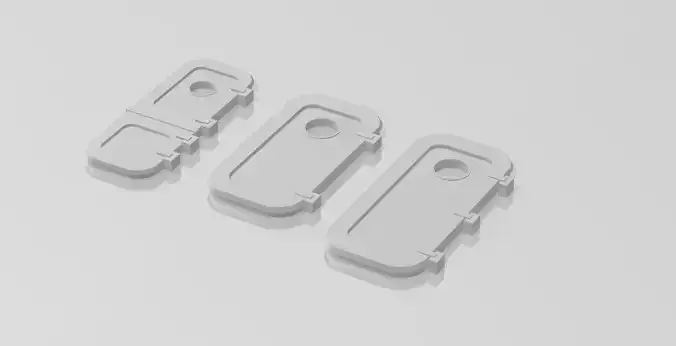 Doors for ship models 3D print model
