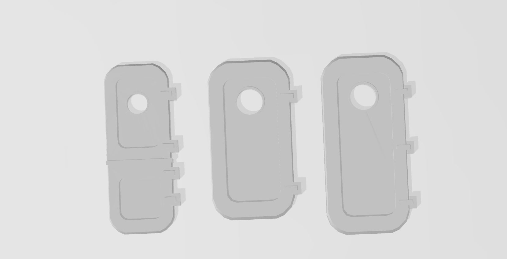Doors for ship models 3D print model_1