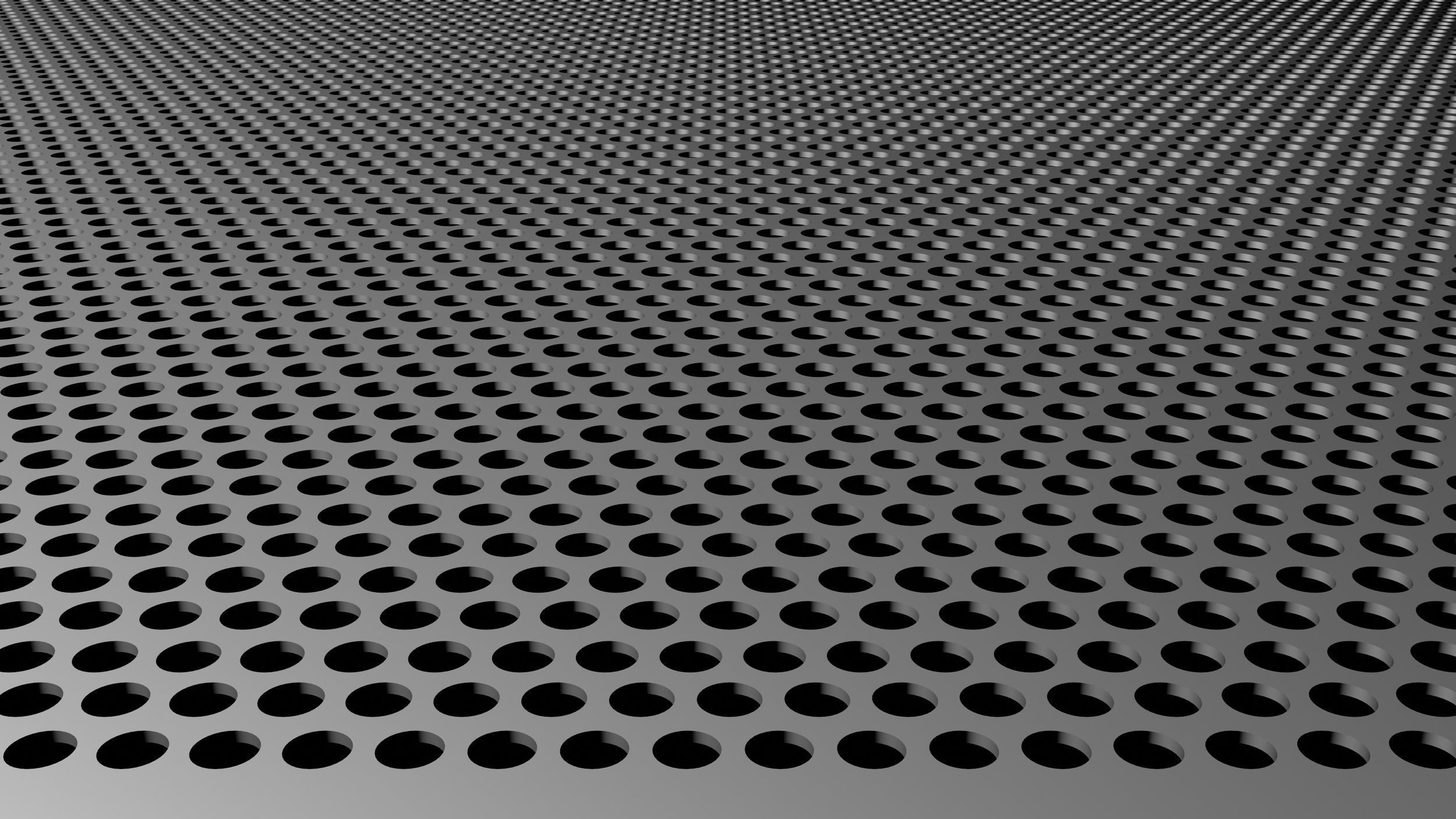 Perforated panel with 43 percent of opening 3D model_2