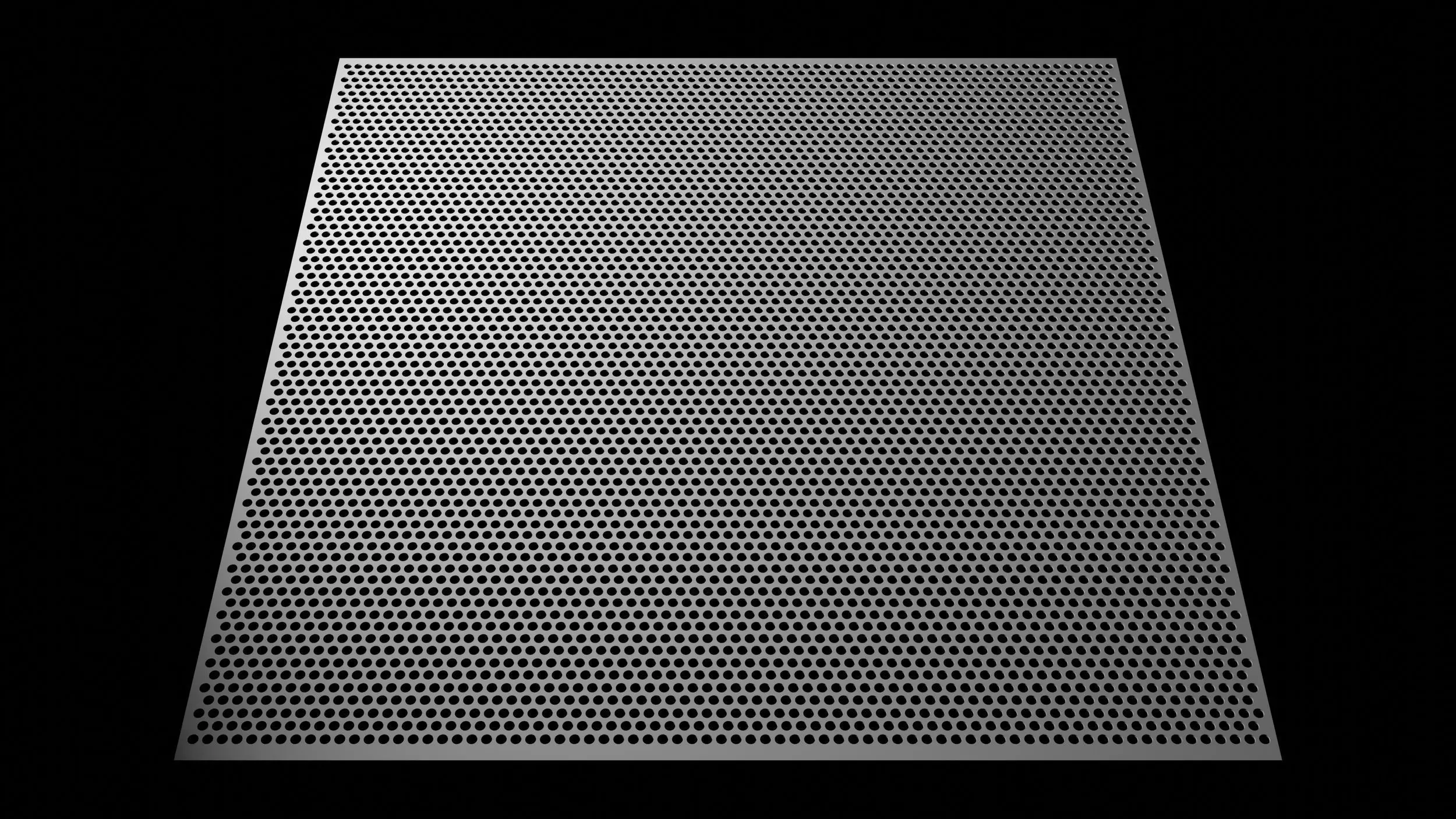 Perforated panel with 43 percent of opening 3D model_0