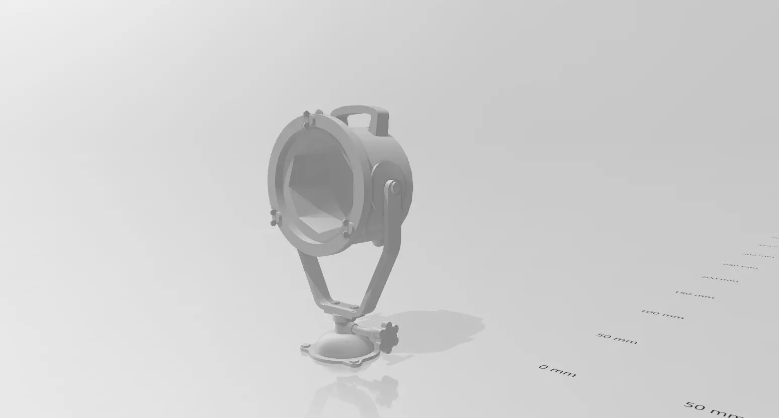 High detailed searchlight for ship models 3D print model_0
