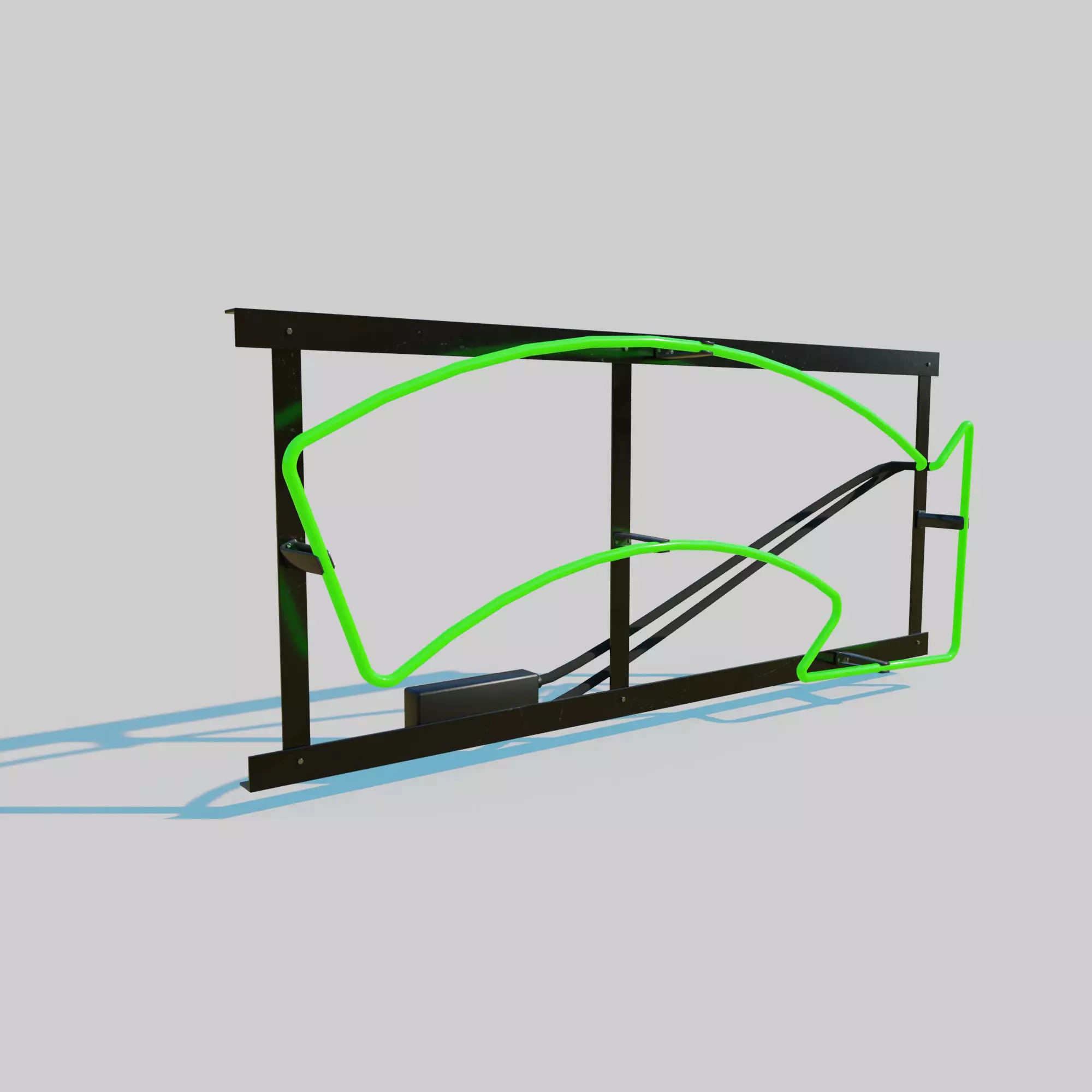 Neon Green Arrow 3D model