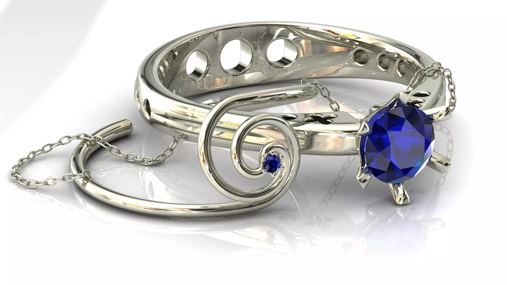 perfect solitaire diamond womens ring Free 3D print model