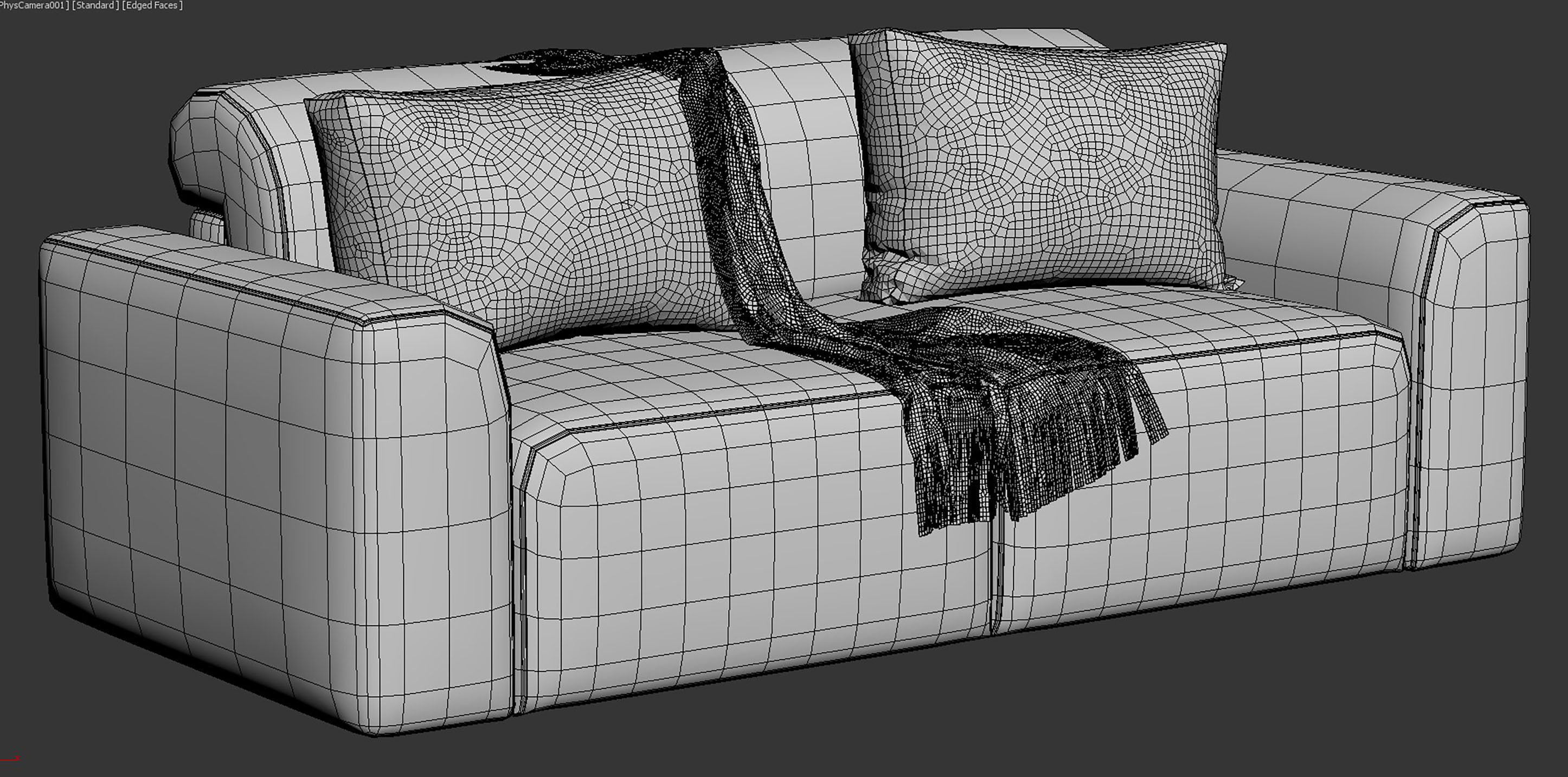 Corner Sofa Baivin Soft Light by Divan ru 3D model_6
