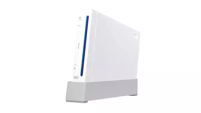 Wii Console 3D model