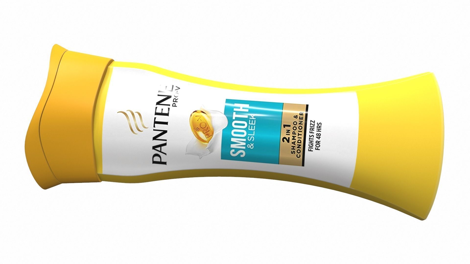 Shampoo Pantene 3D model_7