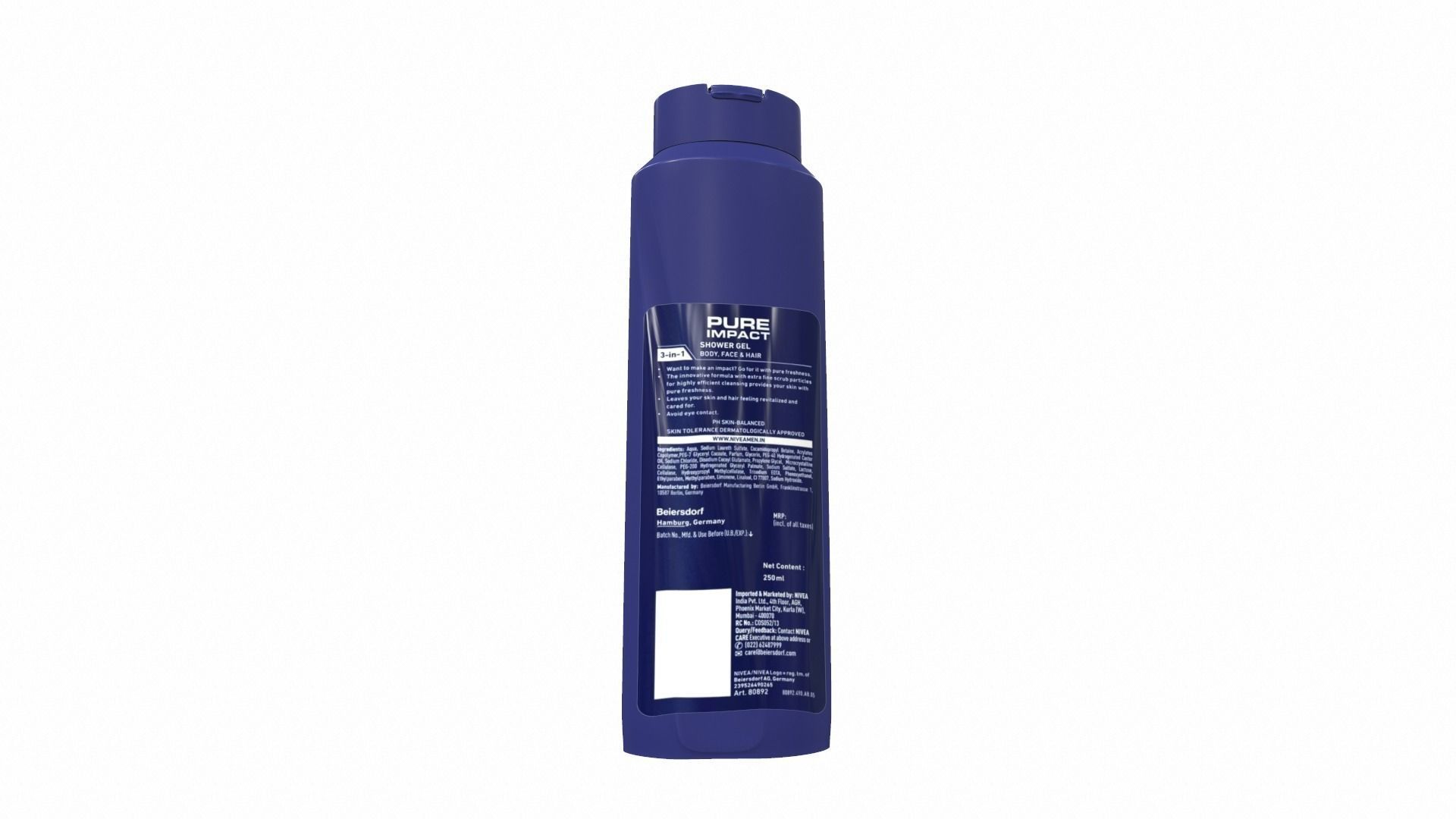 Shampoo Nivea 3D model_3