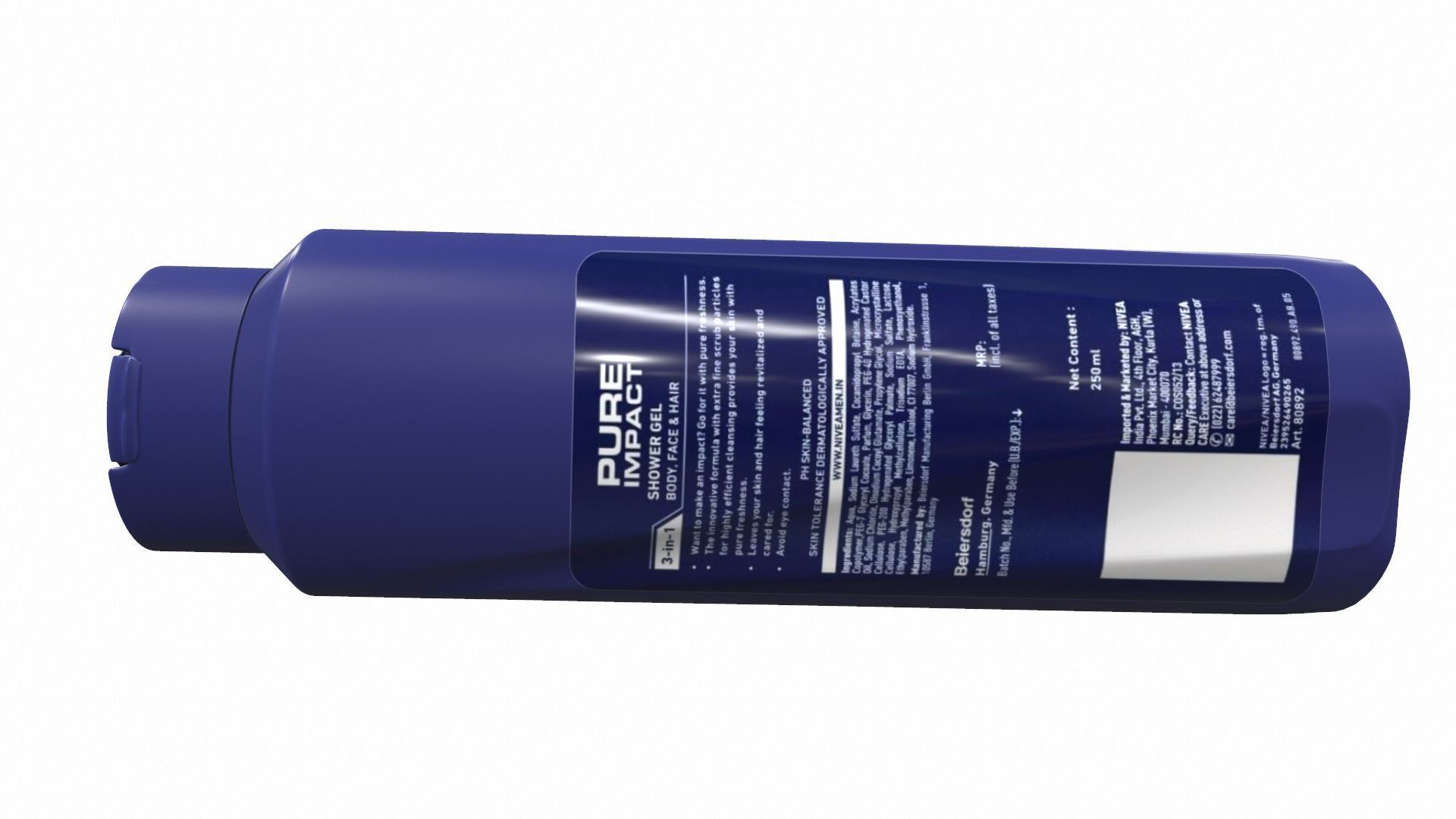 Shampoo Nivea 3D model_8