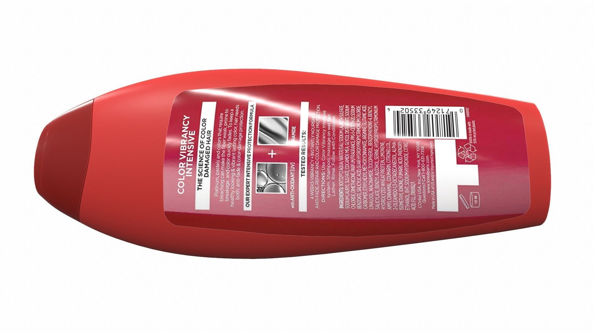 Shampoo Loreal 3D model_8