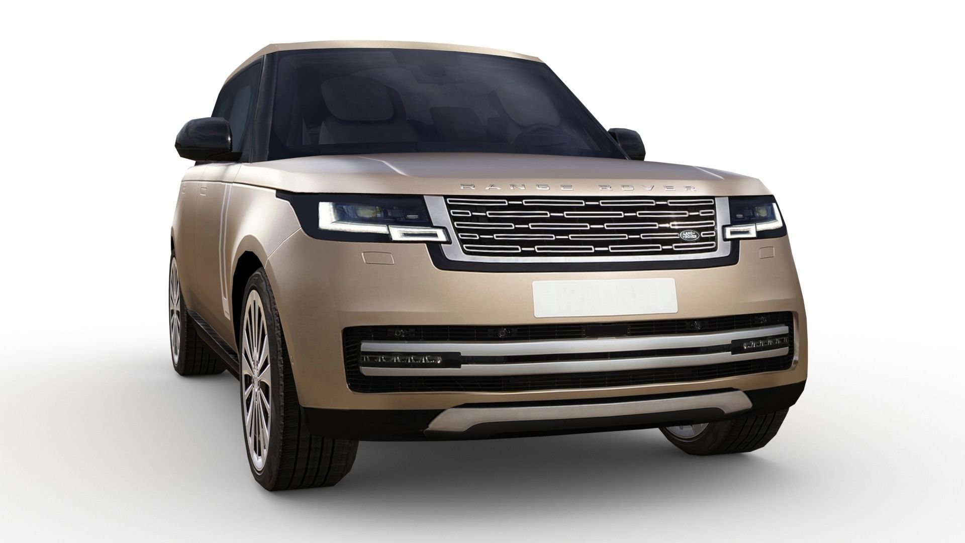 Land Rover Range Rover 2022 Low-poly 3D model_1