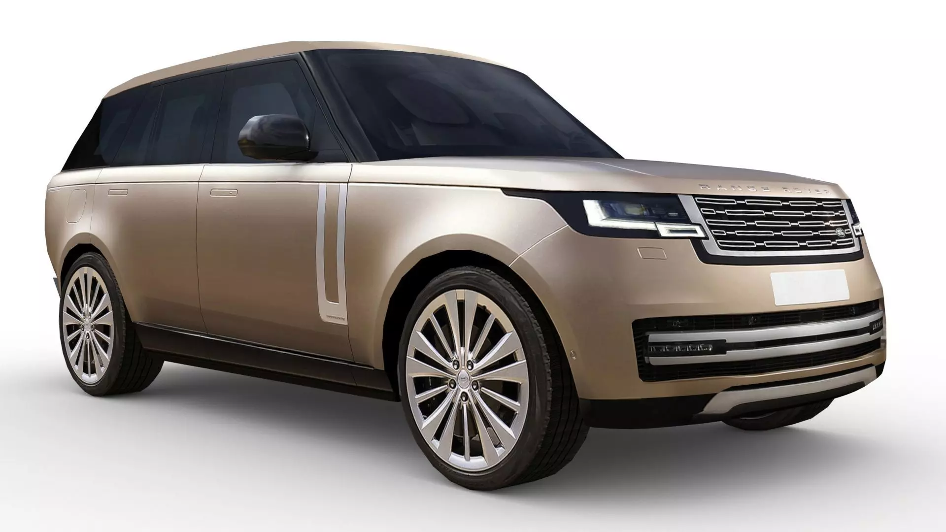 Land Rover Range Rover 2022 Low-poly 3D model_0