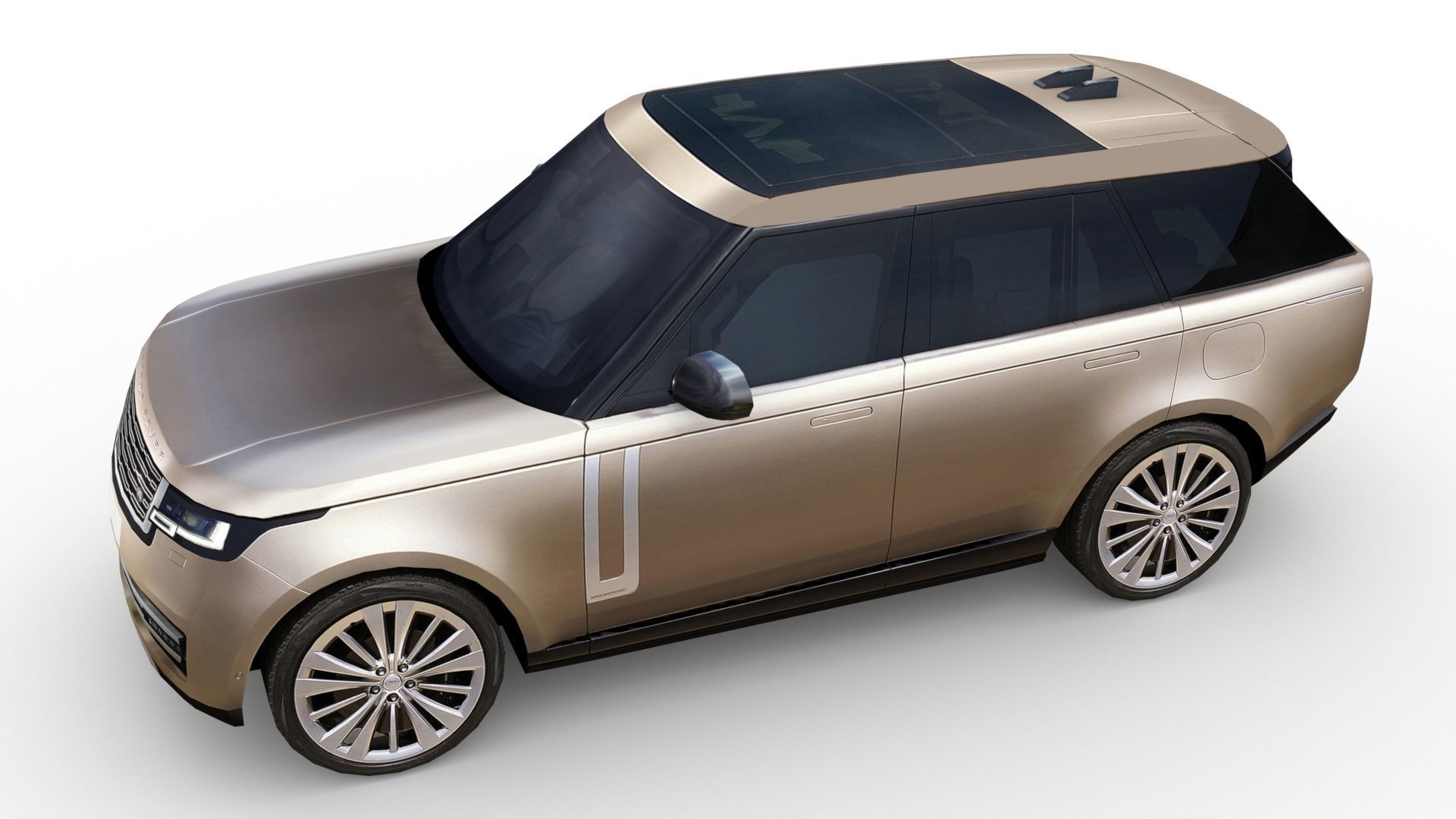 Land Rover Range Rover 2022 Low-poly 3D model_6
