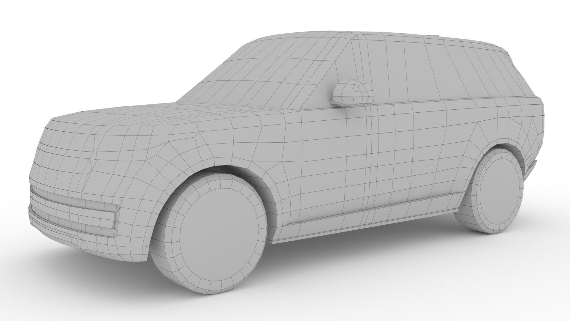 Land Rover Range Rover 2022 Low-poly 3D model_8