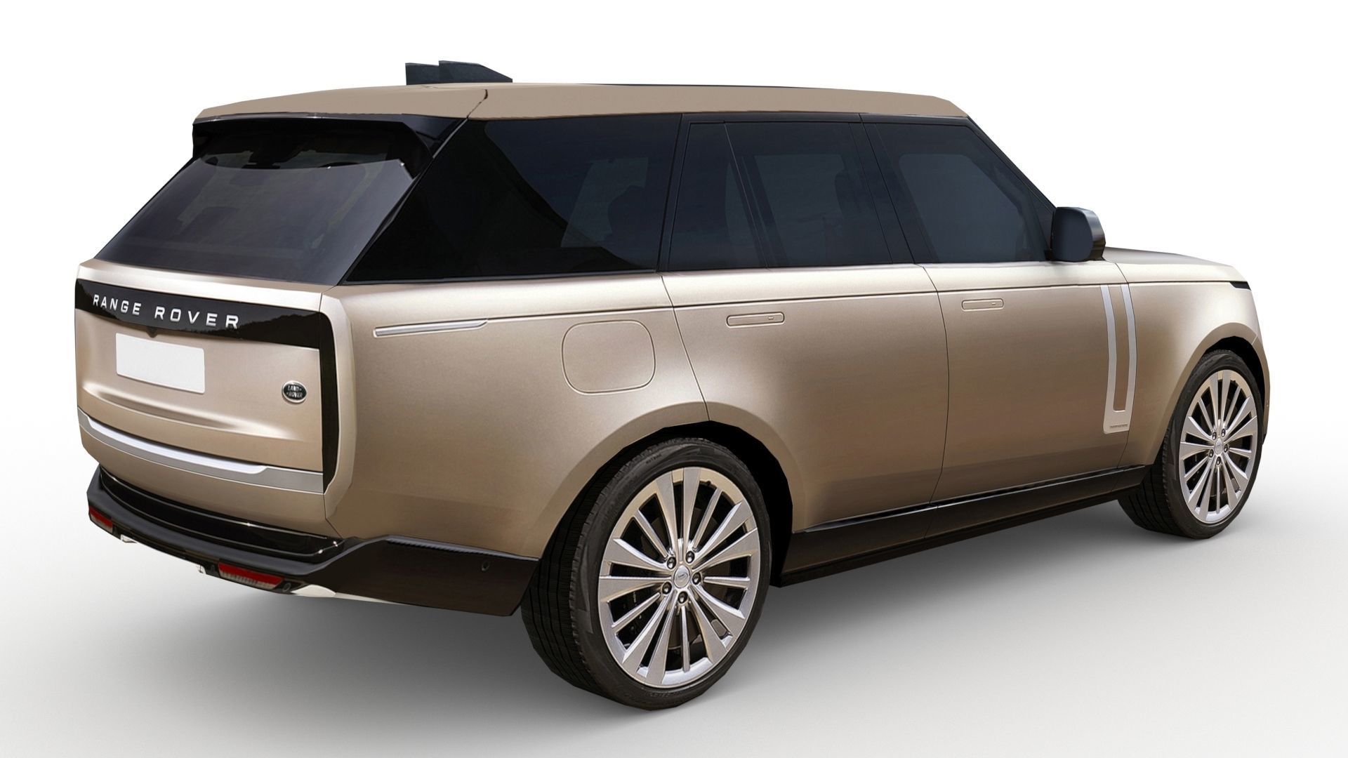 Land Rover Range Rover 2022 Low-poly 3D model_5