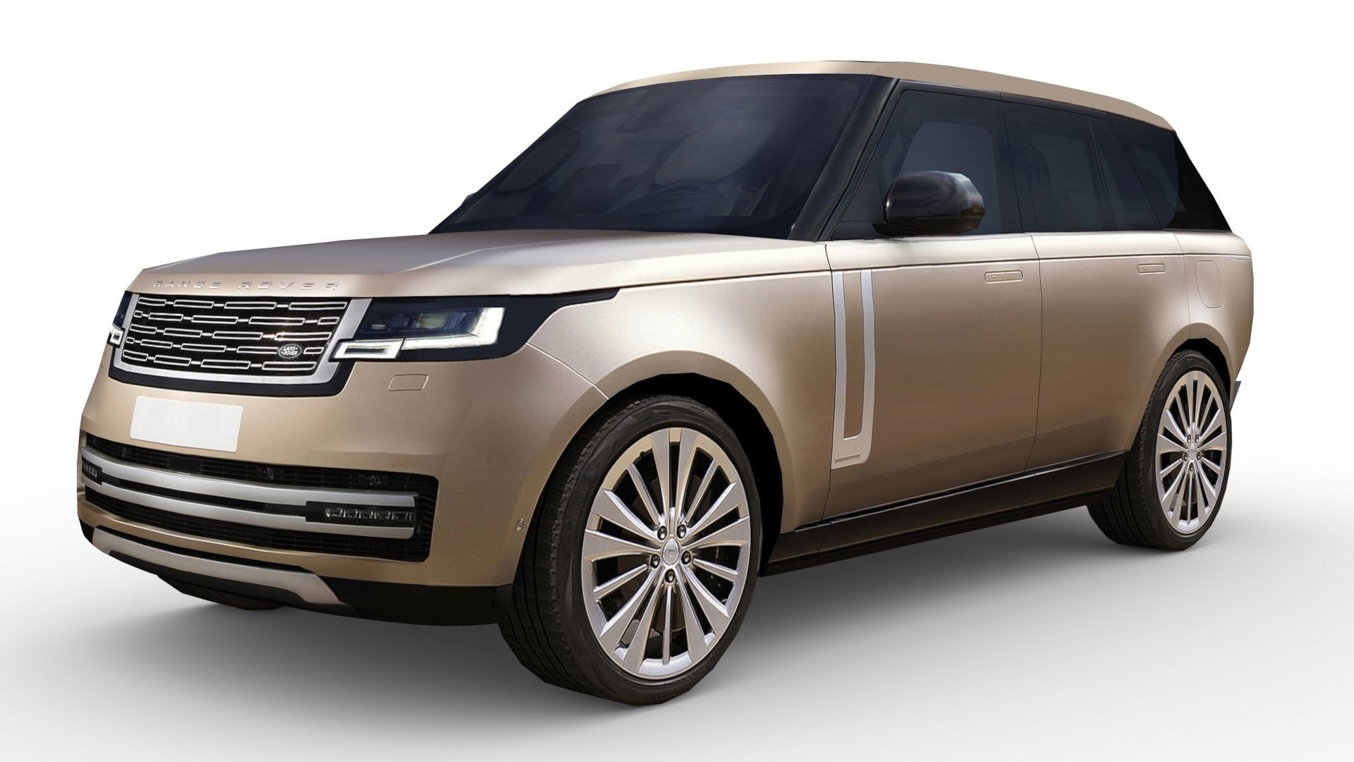 Land Rover Range Rover 2022 Low-poly 3D model_2