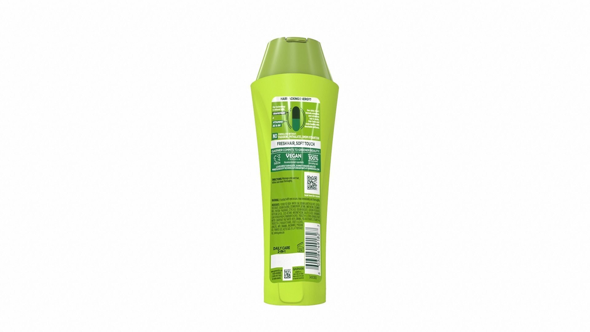 Shampoo Garnier 3D model_3
