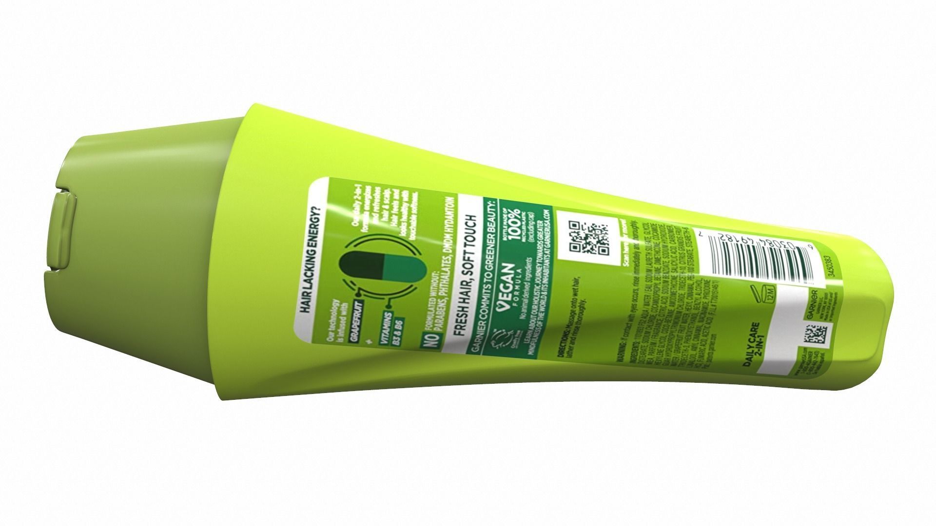 Shampoo Garnier 3D model_9